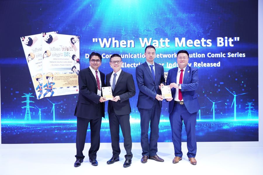 Releasing the book When Watt Meets Bit Data Communication Network Solution Comic Series for Electric Power Industry